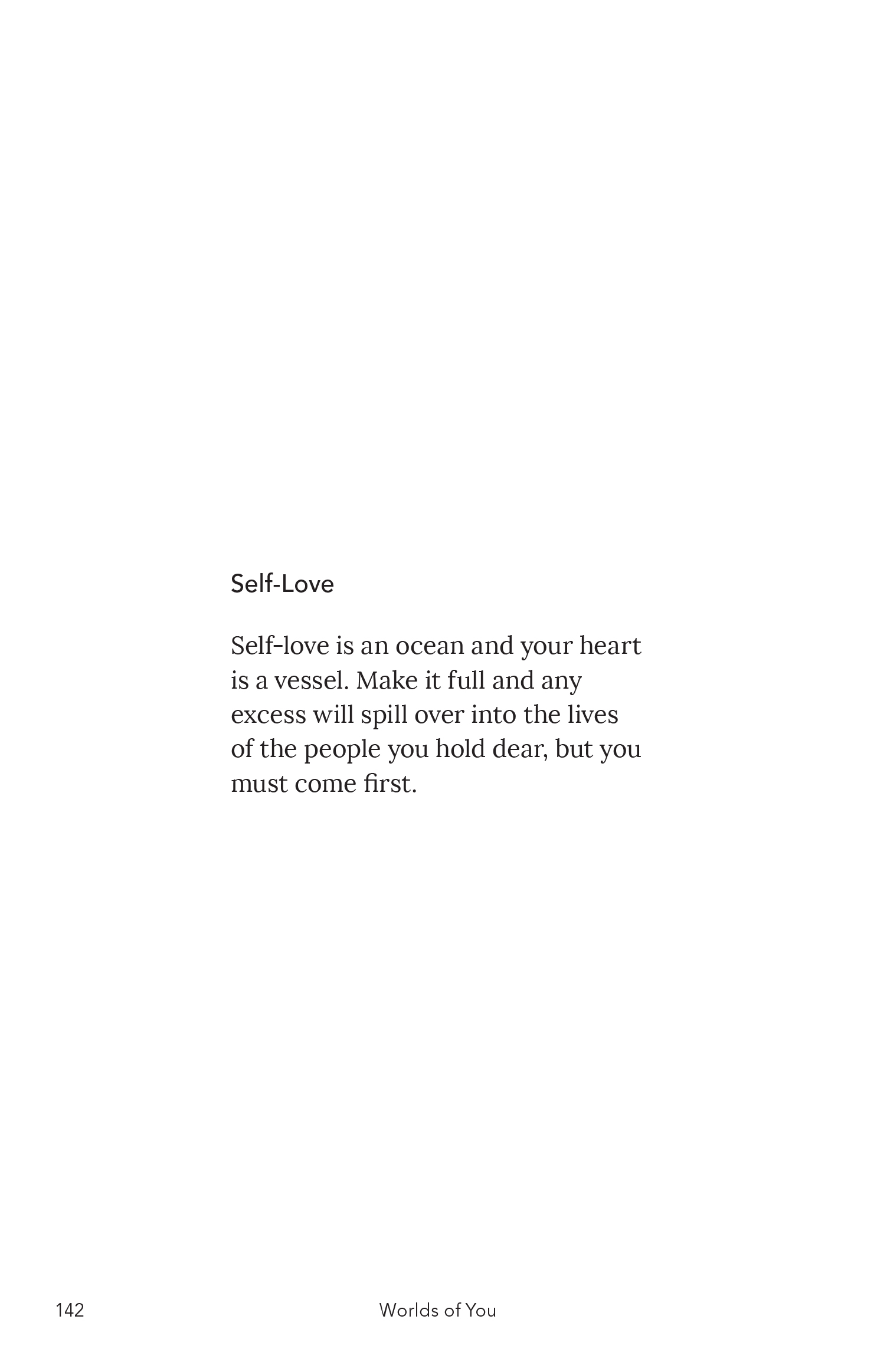 self love poems