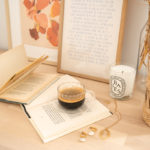 books and coffee on a desk